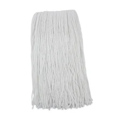 Boardwalk 20 oz. Rayon Premium Cut-End Wet Mop Heads - White (12/Carton)