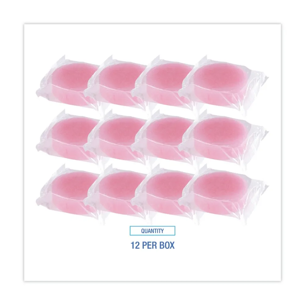 Boardwalk 4PBP012I144M202143000 12 Blocks/Box 4 oz. Cherry Fragrance Urinal Deodorizer Blocks