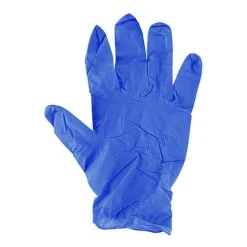 Boardwalk 380 Series 4 mil Thick 9.5 in. Long Powder-Free Disposable General-Purpose Nitrile Gloves - Large, Blue (100/Box, 10 Boxes/Carton)