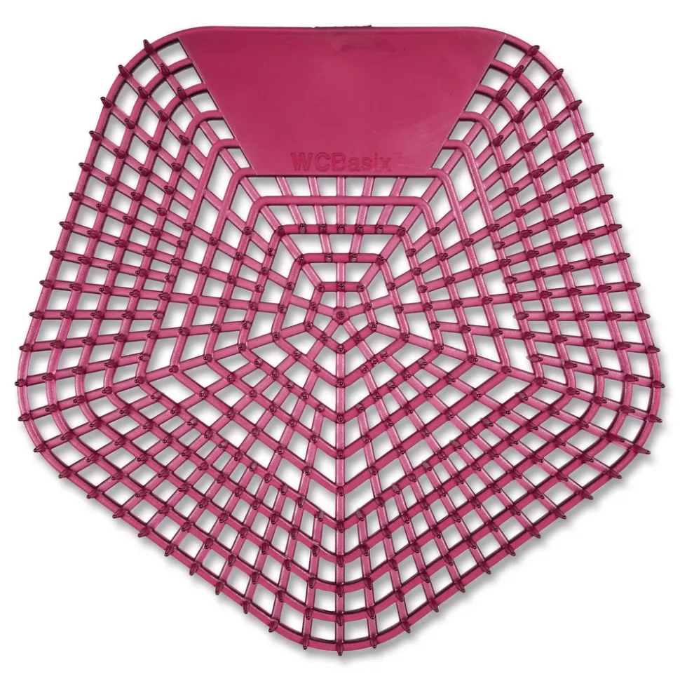 Boardwalk WCBX-P-010I010I-01-AAS80- 0.11 oz WCBasix Urinal Screen - Apple Cinnamon Scent, Red (10/Box)