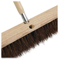 Boardwalk Wood Handle 1-1/8X72 Metal Thread