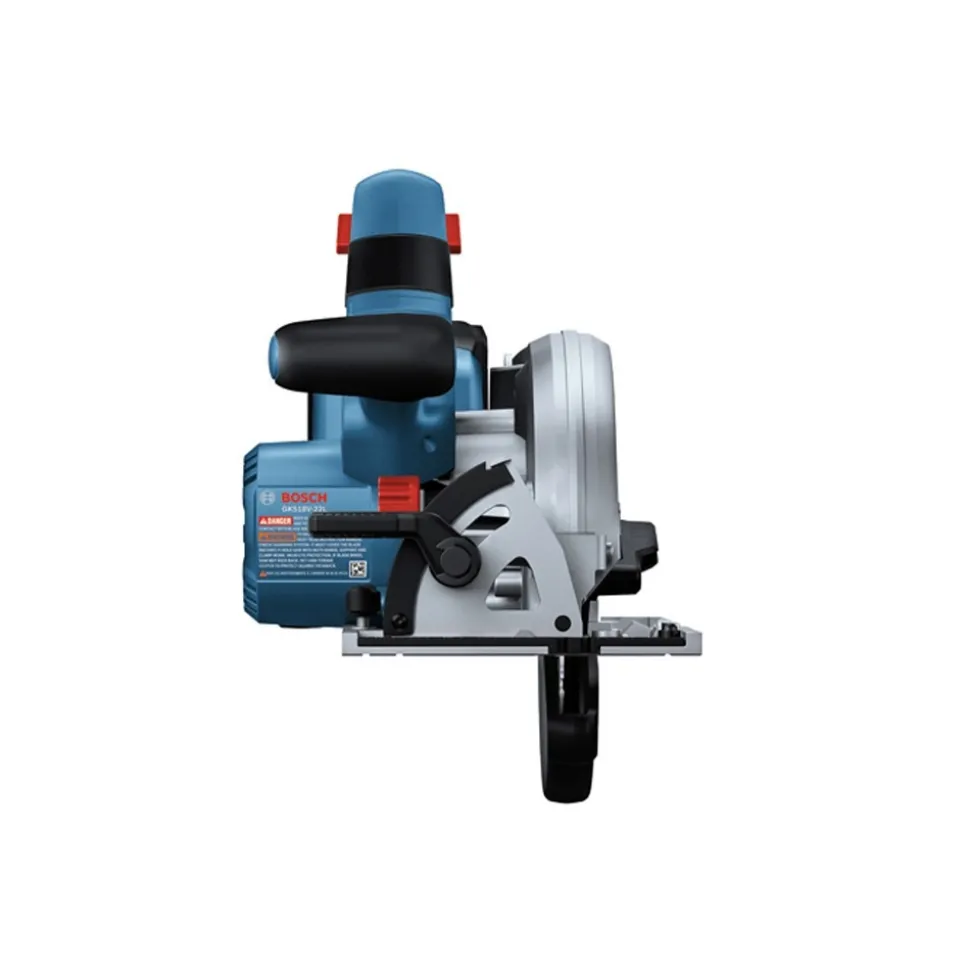 Bosch 18V Brushless Blade-Left Lithium-Ion 6-1/2 in. Cordless Circular Saw Kit with 2 Batteries (4 Ah)