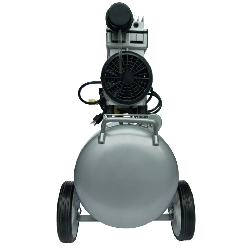 California Air Tools 1 HP 8 Gallon Ultra Quiet and Oil-Free Aluminum Tank Wheelbarrow Air Compressor