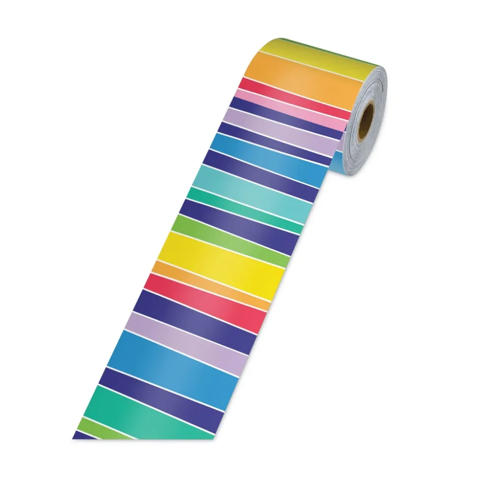 Carson-Dellosa 2.25 in. x 65 ft. Rolled Straight Borders - Multicolor