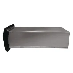 Cascades PRO DN200 6.25 in. x 18 in. x 6.5 in. Tandem In-Counter Interfold Napkins Dispenser - Black