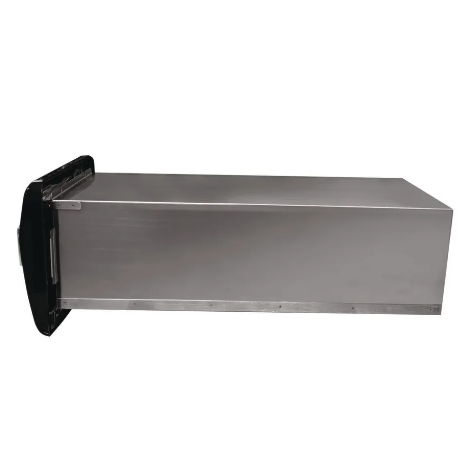 Cascades PRO DN200 6.25 in. x 18 in. x 6.5 in. Tandem In-Counter Interfold Napkins Dispenser - Black