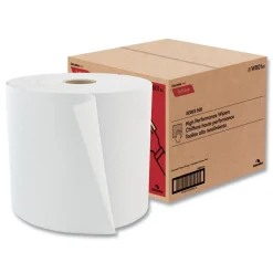 Cascades PRO 10 in. x 13 in. Tuff-Job S500 High Performance Wipers - White (1 Roll/Carton)