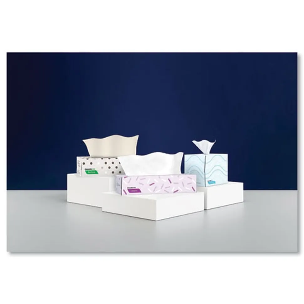 Cascades PRO 2-Ply Cube Box Signature Facial Tissue - White (36 Boxes/Carton)