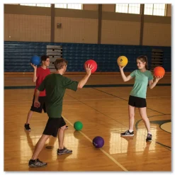 Champion Sports 8.5 in. Diameter Playground Ball Set - Assorted (6/Set)