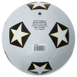 Champion Sports No. 3 Size Soccer Rubber Sports Ball - White/Black