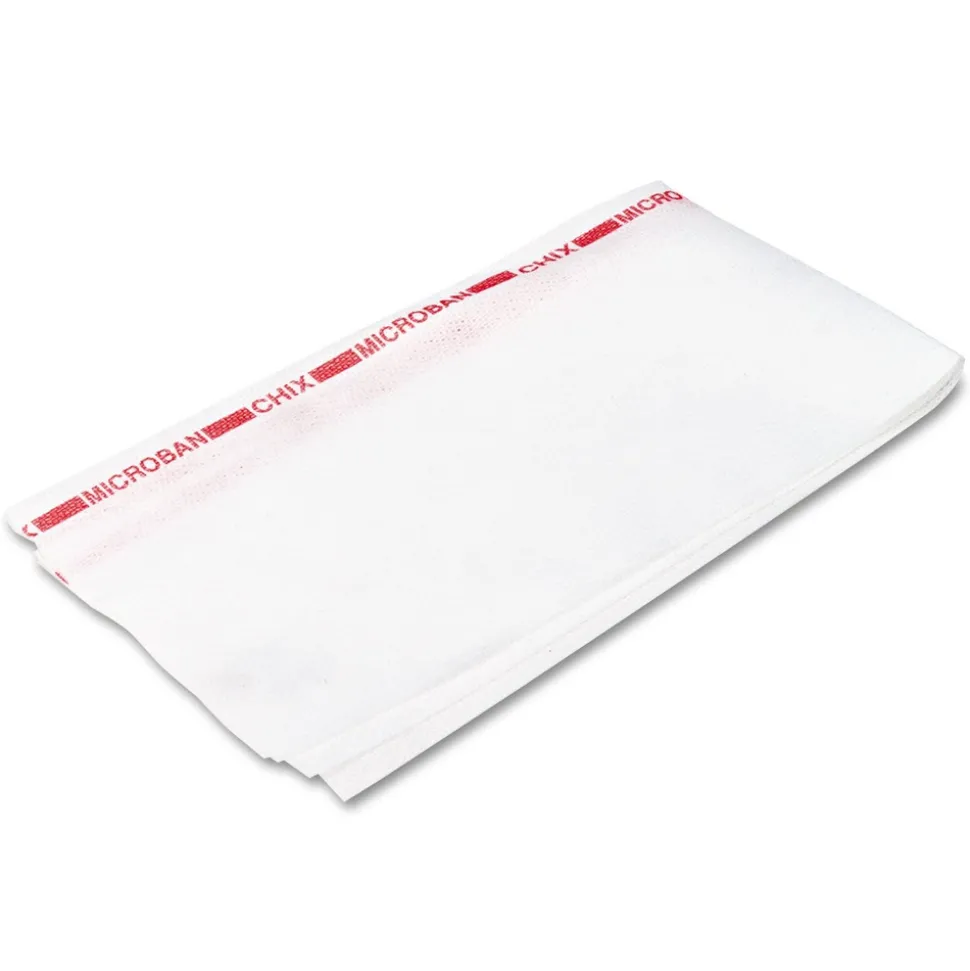 Chix 13 in. x 24 in. Reusable Fabric Food Service Towels - White (150/Carton)