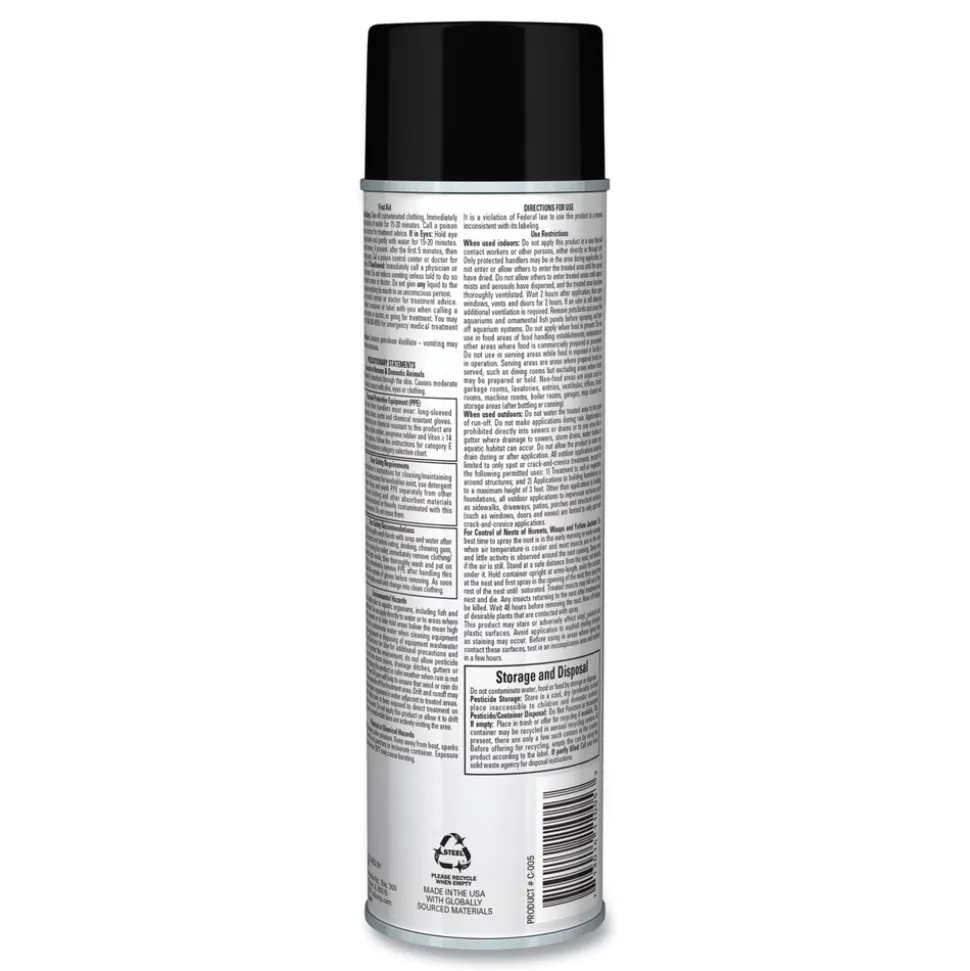 Claire 14 oz. Aerosol Spray Jet Force Wasp and Hornet Killer (12/Carton)