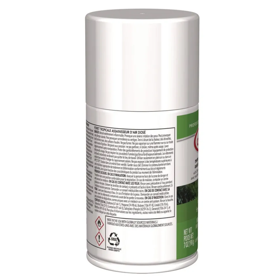 Claire 11 oz. Aerosol Spray Metered Air Freshener - Rain Forest (12/Carton)
