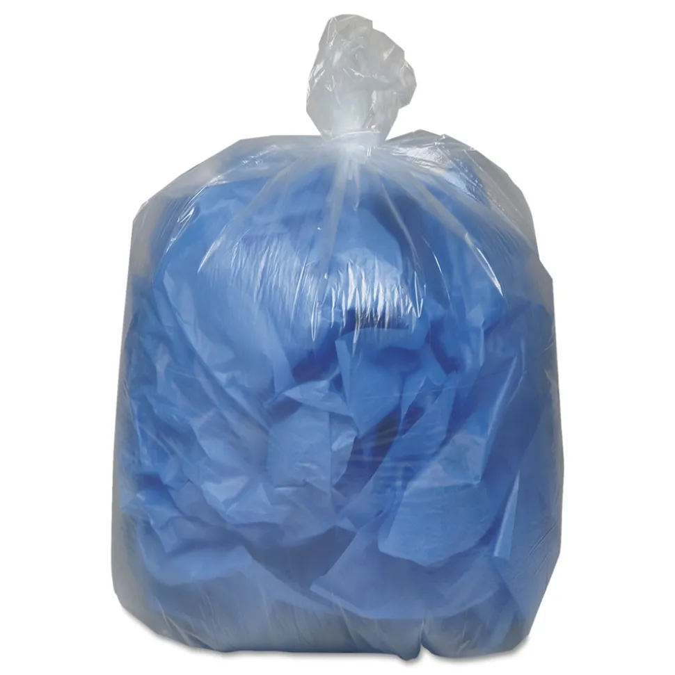 Classic Clear 10 Gallon 0.6 mil 24 in. x 23 in. Linear Low-Density Can Liners Clear (500/Carton)