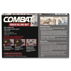 Combat Roach Bait Insecticide for Small and Large Roaches 0.42 oz 12 Bait Stations