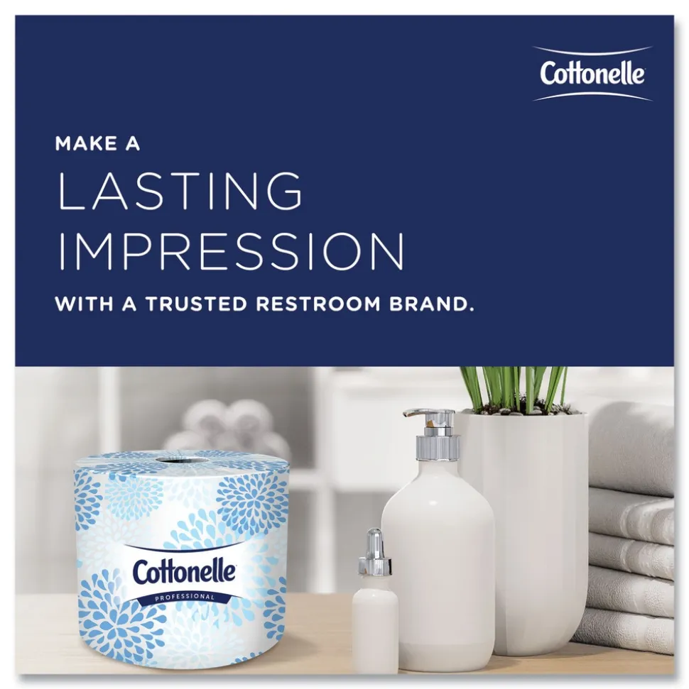 Cottonelle 17713 2-Ply Septic Safe Bathroom Tissue for Business - White (60/Carton)