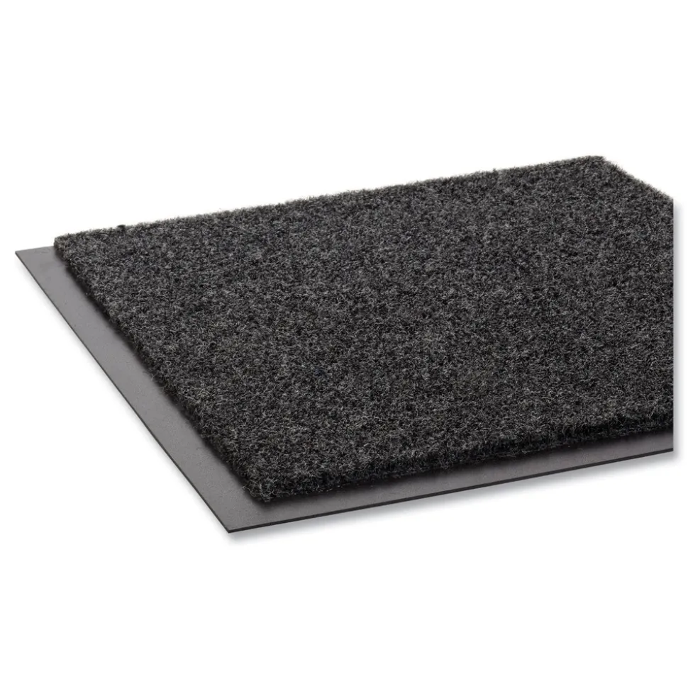 Crown EcoStep 36 in. x 48 in. Rectangular Wiper Mat - Charcoal
