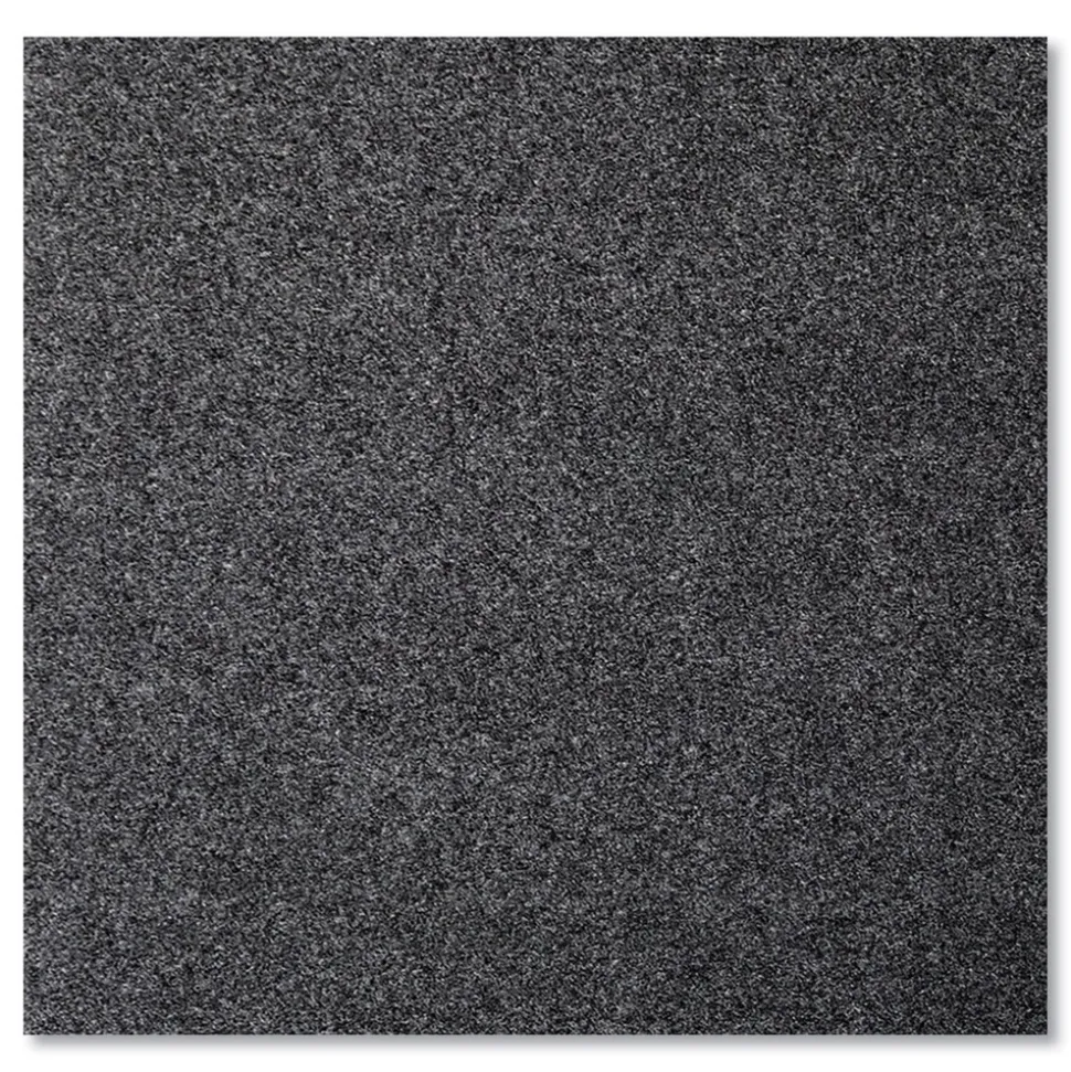 Crown EcoStep 36 in. x 48 in. Rectangular Wiper Mat - Charcoal