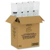 Dart 6.5 in. x 9 in. x 3 in. ProPlanet Microwaveable Hinged Plastic Containers - Clear (300/Carton)