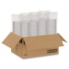 Dart 8.5 in. x 8.5 in. x 1.51 in. 8 oz. Square Plastic Bowls - Clear (504/Carton)