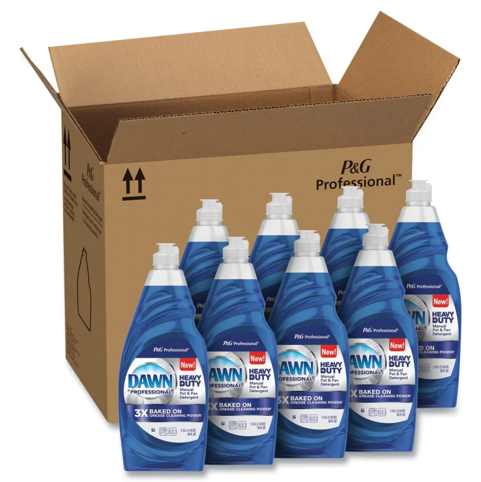 Dawn Professional 80730044 38 oz. Heavy-Duty Manual Pot/Pan Dish Detergent - Original Scent (8/Carton)