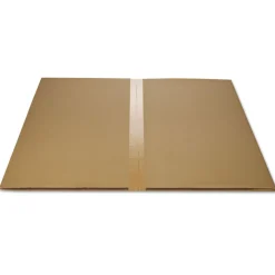 Deflecto EconoMat 36 in. x 48 in. Lipped Flat Packed All Day Use Chair Mat for Hard Floors - Clear