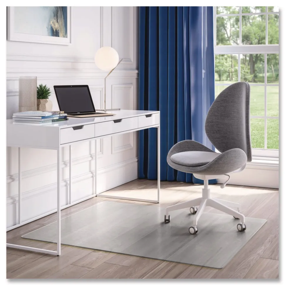 Deflecto OceanMat 46 in. x 60 in. Hard Floor Chair Mat - Clear