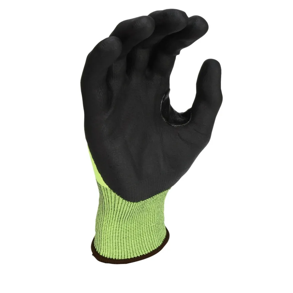 Dewalt (12/Box) Hi-Vis HPPE Cut Touchscreen Gloves - Medium, Tagged