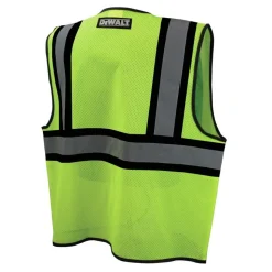 Dewalt Class 2 Contrasting Trim Economy Mesh Vest - Green - Large