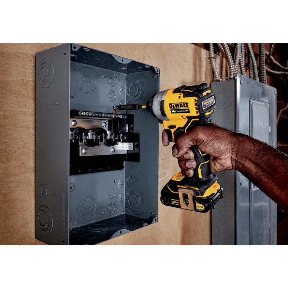 Dewalt ATOMIC 20V MAX Brushless Lithium-Ion 1/4 in. Cordless Impact Driver Kit (1.5 Ah)