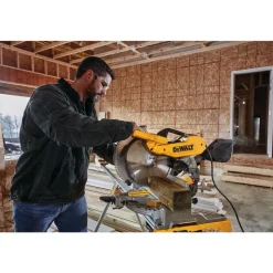 Dewalt 120V 15 Amp Electric Double-Bevel Compound 12 in. Corded Miter Saw - DWS716