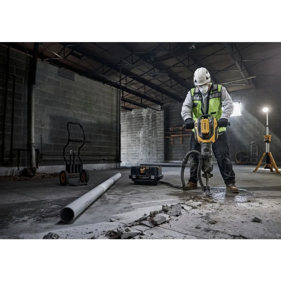 Dewalt 60V Brushless Lithium-Ion 41 lbs. 1-1/8 in. Cordless Hex Breaker Hammer Kit with 2 FLEXVOLT Batteries (15 Ah)