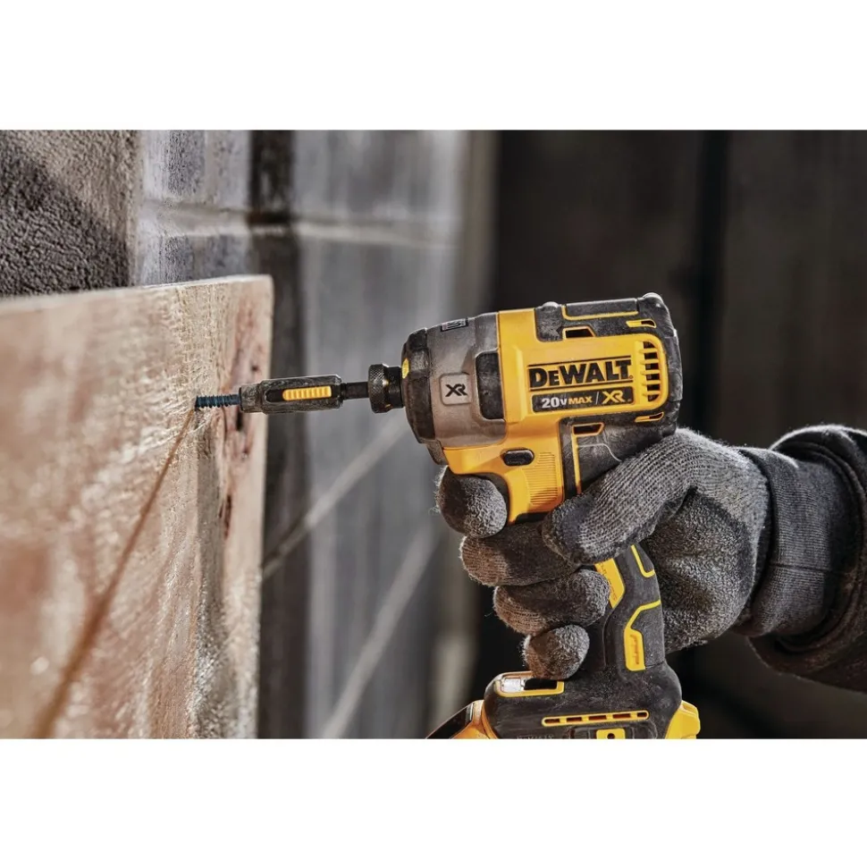 Dewalt 20V MAX XR Brushless Lithium-Ion 1/4 in. Cordless 3-Speed Impact Driver Kit (1.7 Ah)