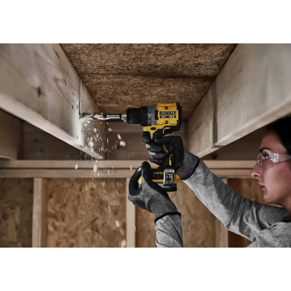 Dewalt 20V XR Brushless Lithium-Ion 1/2 in. Cordless Drill Driver Kit with 2 Batteries (2 Ah)