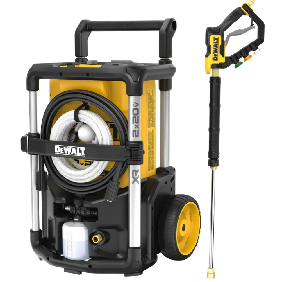 Dewalt 2X20V MAX 1600 PSI Brushless Cordless Pressure Washer Kit with FLEXVOLT (12 Ah)