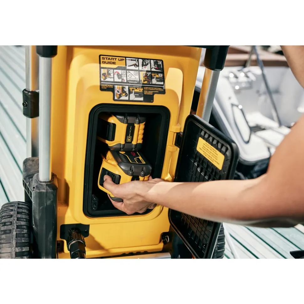 Dewalt 2X20V MAX 1600 PSI Brushless Cordless Pressure Washer Kit with FLEXVOLT (12 Ah)