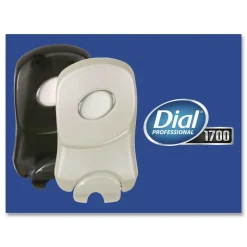 Dial Professional Dial 1700 12.66 in. x 7.07 in. x 3.95 in. 1.7 Liter Manual Dispenser - Smoke (3/Carton)
