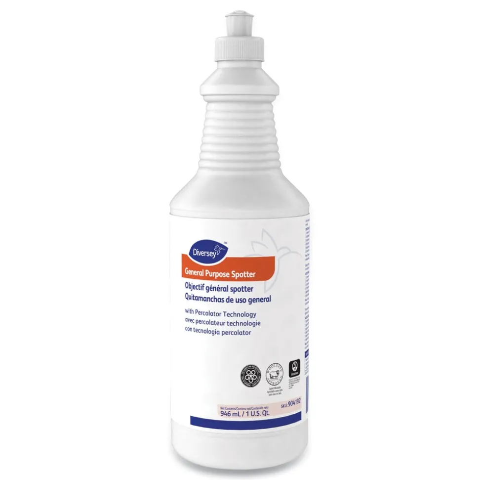 Diversey Care Floral Scent 1 Quart Squeeze Bottle General Purpose Spotter with Percolator Technology (6/Carton)