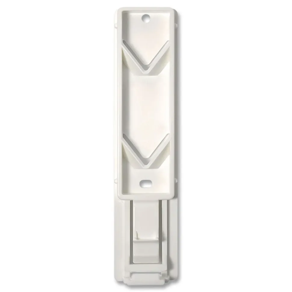 Diversified Hospitality Solutions EcoLux 1.19 in. x 0.44 in. x 5.69 in. Single Air Dispenser Bracket - White (24/Carton)