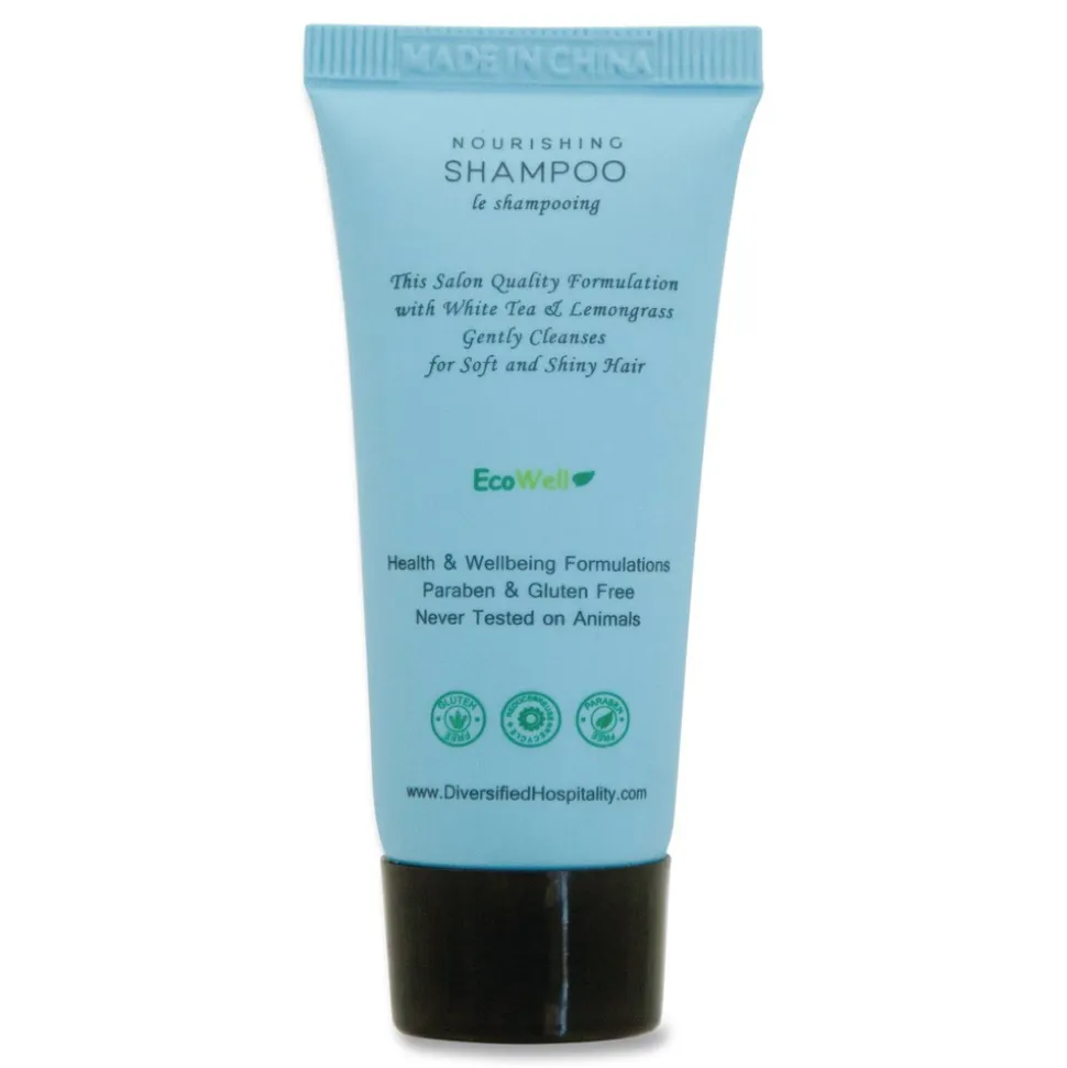 Diversified Hospitality Solutions H2O Therapy 0.85 oz Single-Use Shampoo - White Tea and Lemongrass (300/Carton)