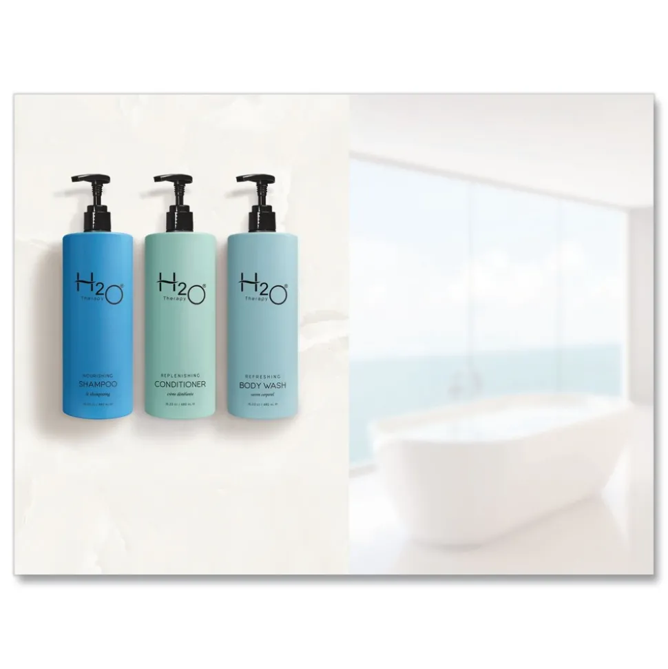 Diversified Hospitality Solutions H2O Therapy 16.23 oz Shampoo - White Tea and Lemongrass (12/Carton)