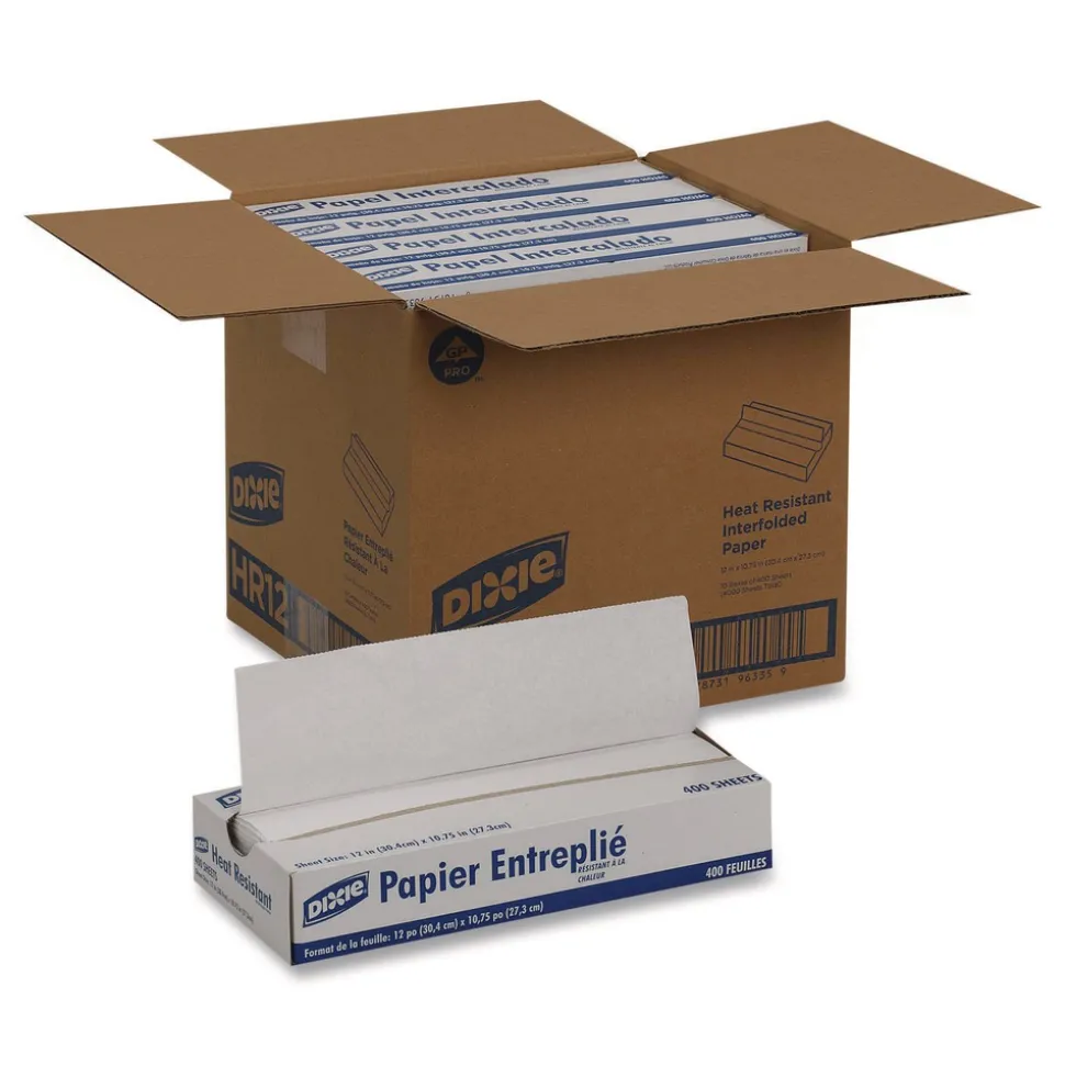 Dixie 12 in. x 10.75 in. Greaseproof Liftoff Pan Liner (1000/Carton)