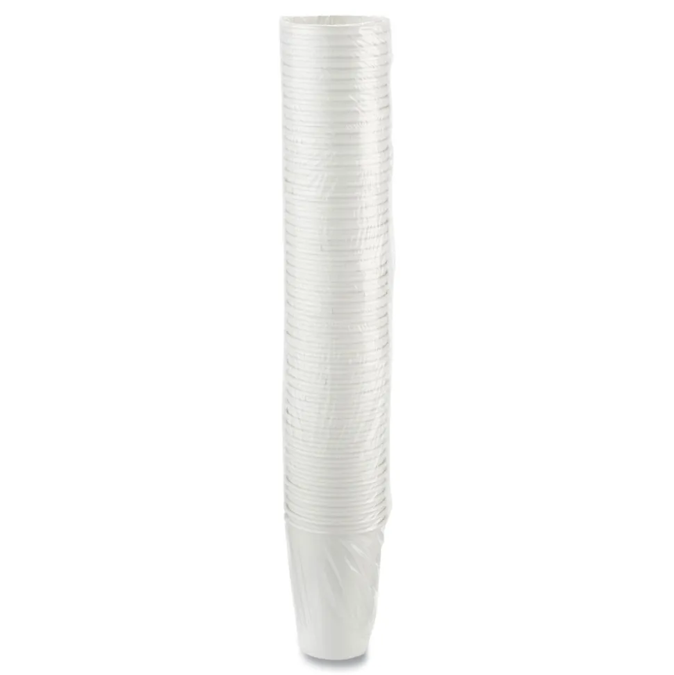 Dixie 16 oz. Paper Hot Cups - White (50/Sleeve, 20 Sleeves/Carton)