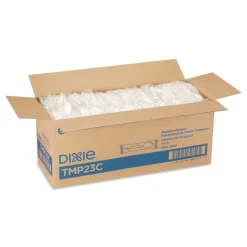 Dixie Mediumweight Polypropylene Teaspoon Cutlery - White (1000/Carton)
