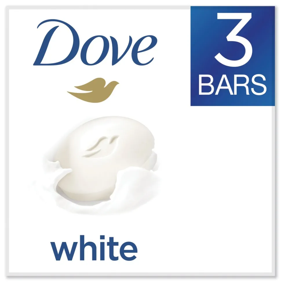 Dove 3.17 oz. Beauty Bar - Light Scent, White (3/Pack)