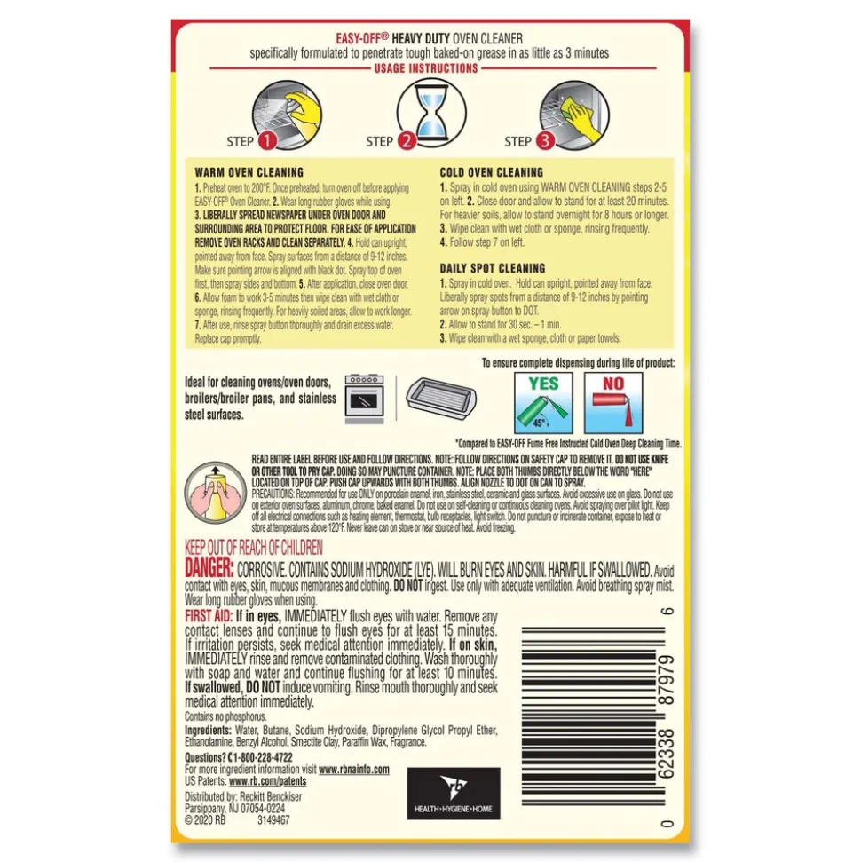 EASY-OFF 14.5 oz Heavy Duty Oven Cleaner - Fresh Scent