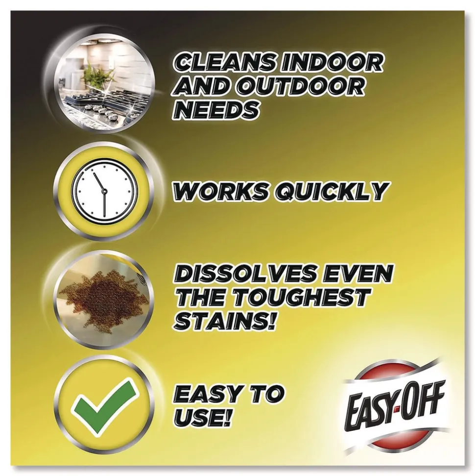 EASY-OFF 32 oz. Spray Bottle Heavy Duty Cleaner Degreaser (6/Carton)