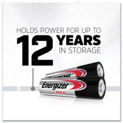 Energizer MAX 1.5 Volts AA Alkaline Batteries (4/Pack)