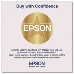 Epson 24 in. x 100 ft. 2 in. Core Enhanced Adhesive Synthetic Paper - Matte White (1-Roll)