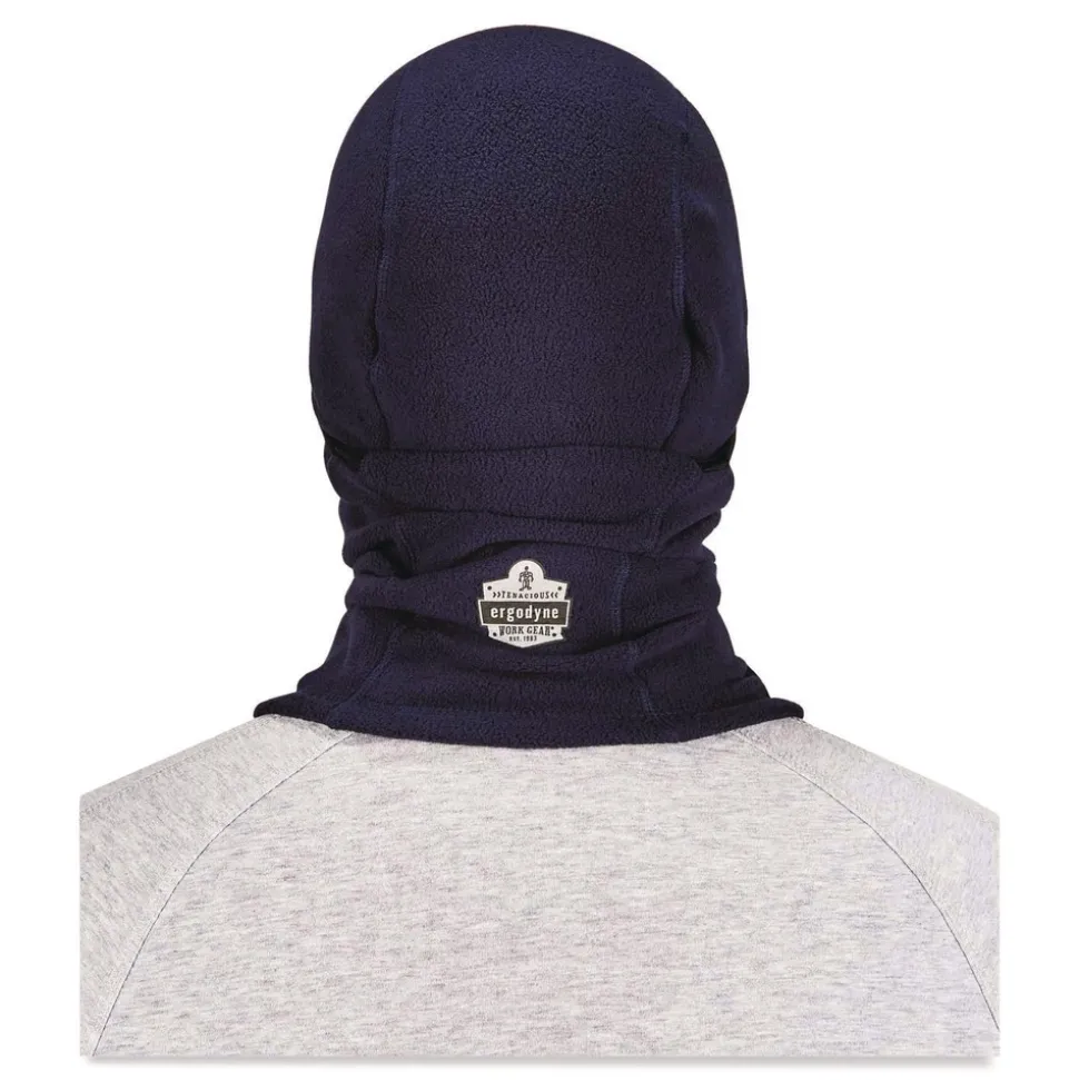 Ergodyne N-Ferno 6823 One Size Fits Most Fleece Hinged Balaclava Face Mask - Navy